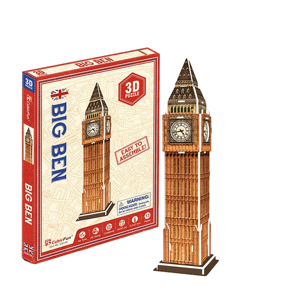 Big Ben à Londres en Puzzle 3D Monument Planète Casse-Tête