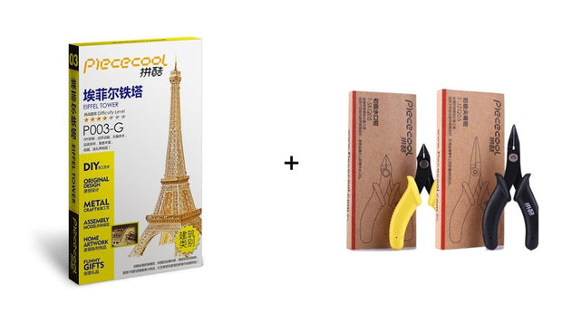Tour Eiffel en Kit - Puzzle 3D or outils