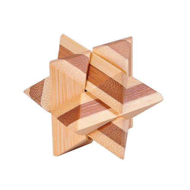 Casse-Tête Bambou Triangles & Bâtons