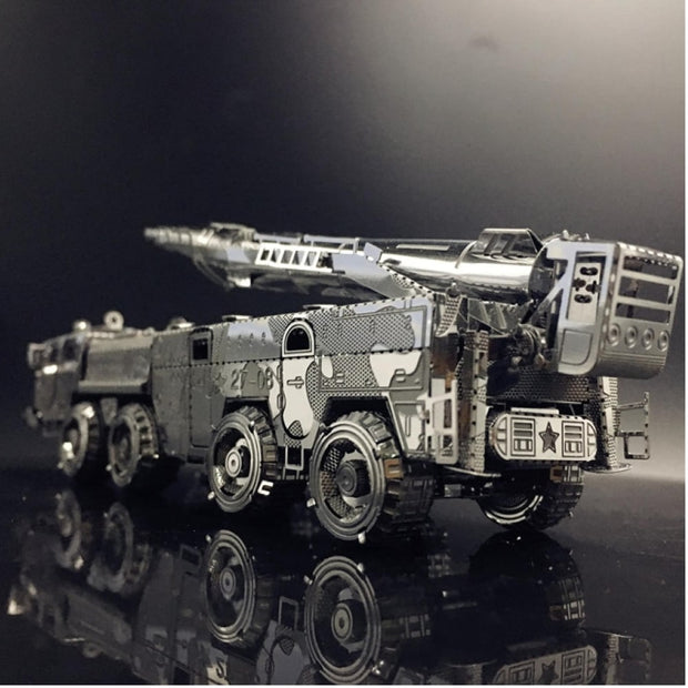 *Camion Lance Missile en Puzzle 3D en Métal Planète Casse-Tête