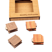 Casse-tête à bloc en bois éléments