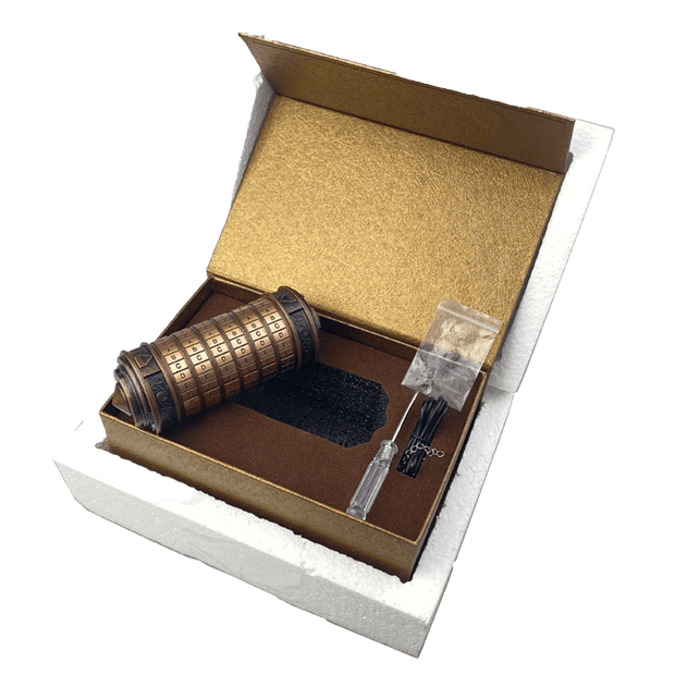 Cryptex en cuivre boite