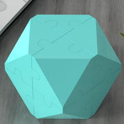 Cube magique casse-tête bleu