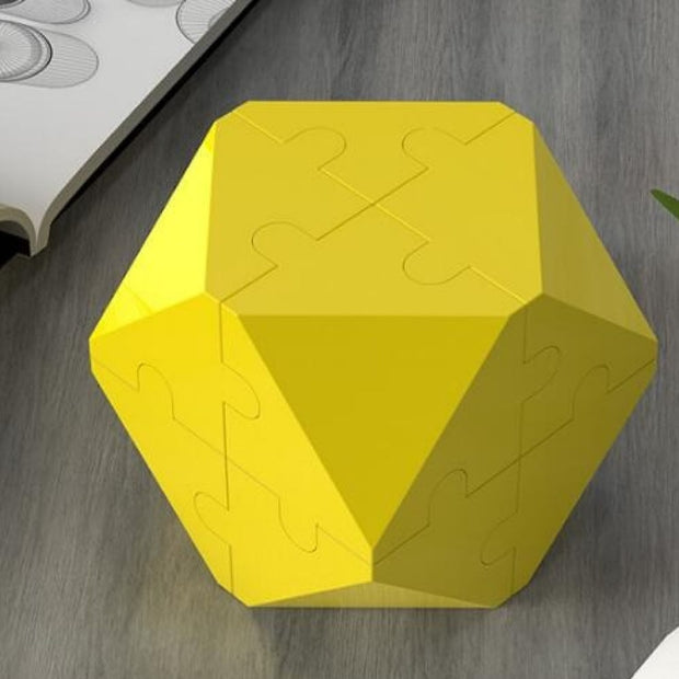 Cube magique casse-tête jaune