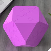 Cube magique casse-tête violet