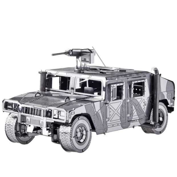Hummer militaire 4x4 en puzzle 3d en métal