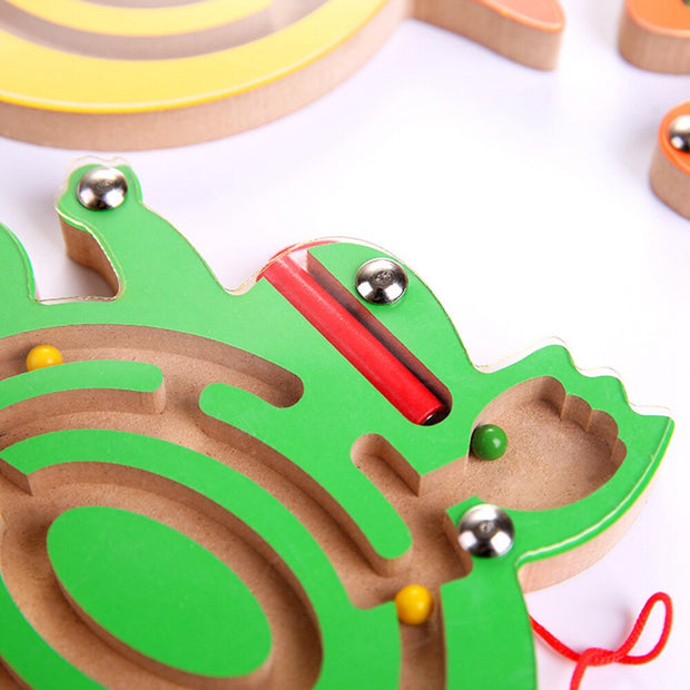 labyrinthe 3D – animaux pour enfant zoom grenouille