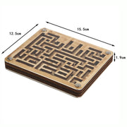 Labyrinthe 3D en bois à deux niveaux dimensions