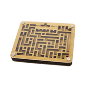 Labyrinthe 3D en bois à deux niveaux