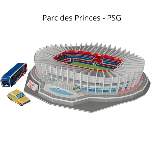 Stade 3d led parc des princes psg puzzle foot 119 pieces 