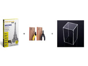 Tour Eiffel en Kit - Puzzle 3D Argent complet