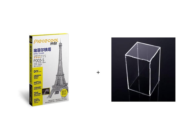 Tour Eiffel en Kit - Puzzle 3D Argent et boite