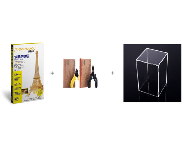 Tour Eiffel en Kit - Puzzle 3D Or complet