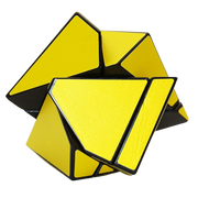 Rubik Cube 2x2 - Le Fantôme Guimo Doré tourné