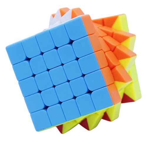 Rubik Cube Pro Multi Couleur 5x5 Coté bleu