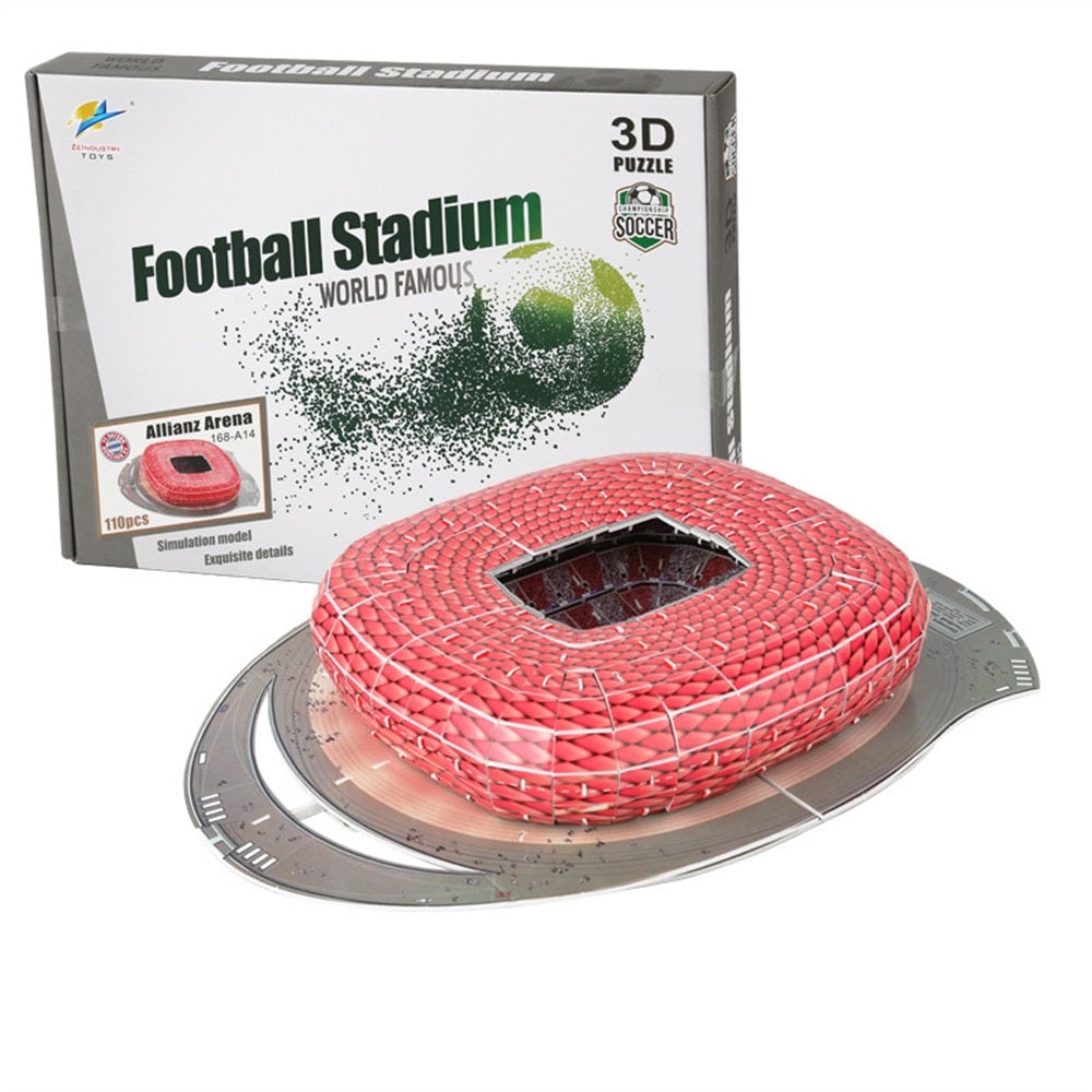Puzzle 3D 119 pièces : Stade de foot : Allianz Arena (Bayern de Munich)