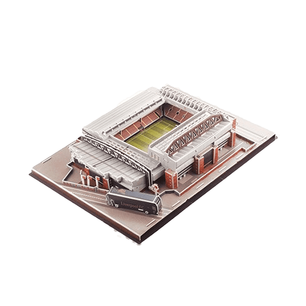 Anfield de Liverpool en stade de foot en puzzle 3D