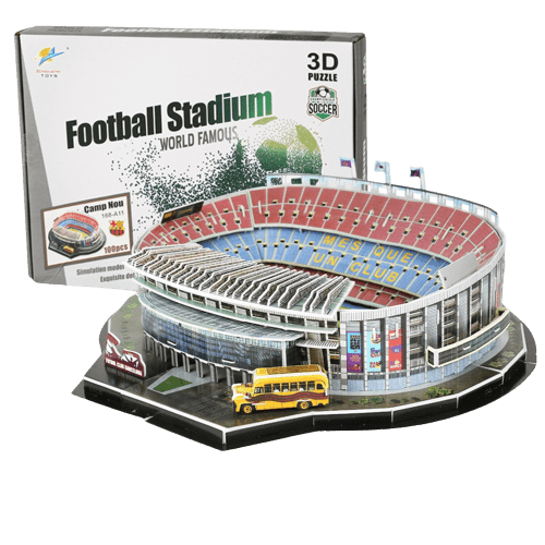 Camp Nou - Stade de Foot 3D de Barcelone en Puzzle – Planète Casse-Tête