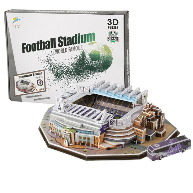 Stamford Bridge - Stade de Foot de Chelsea en Puzzle 3D