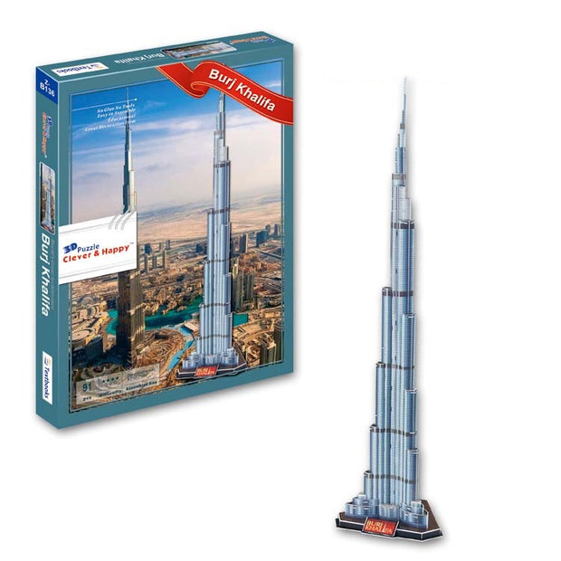 la tour Burj Khalifa en puzzle 3D monument