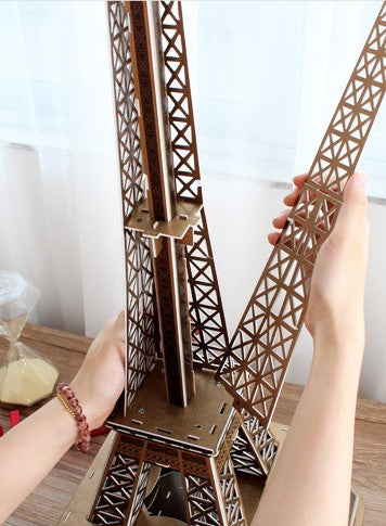 Tour Eiffel à Led de 78cm en Puzzle 3D assemblage