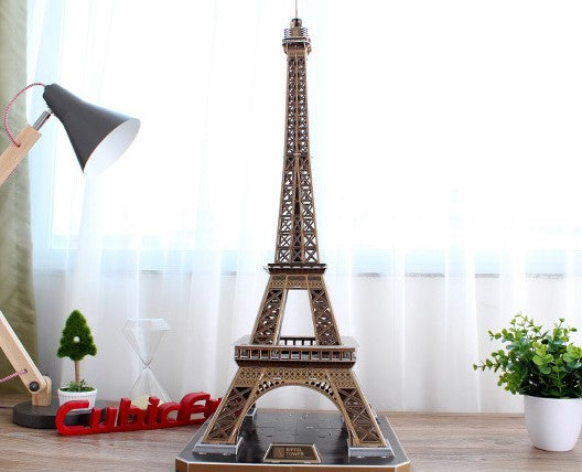 Tour Eiffel à Led de 78cm en Puzzle 3D décoration