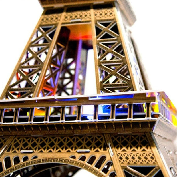 Tour Eiffel à Led de 78cm en Puzzle 3D Zoom